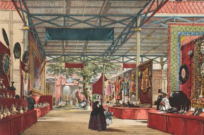 Ansicht der Großen Ausstellung von 1851: Indische Ausstellung, 1854 von Joseph Nash